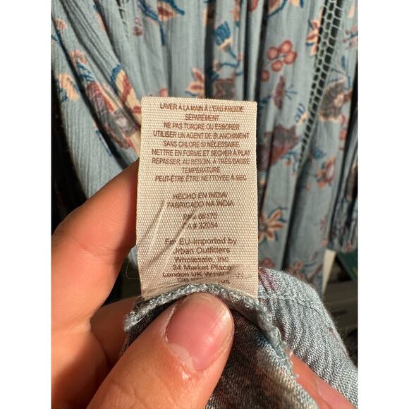 Free People Just the Two of Us Top, Light Blue XS - Picture 11 of 16